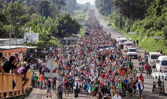 Mobs move north from Central America